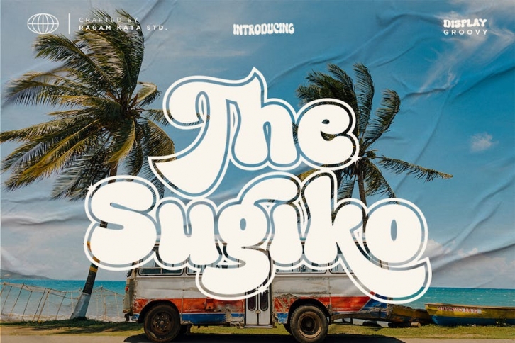 The Sugiko - Retro Groovy Font Font Download