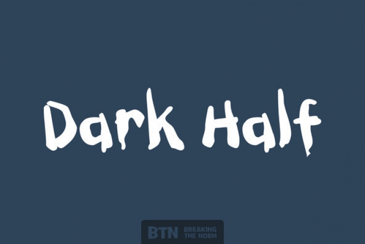 Dark Half Font Font Download