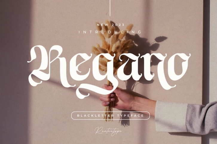 Regano Classic BlackLetter Font Font Download