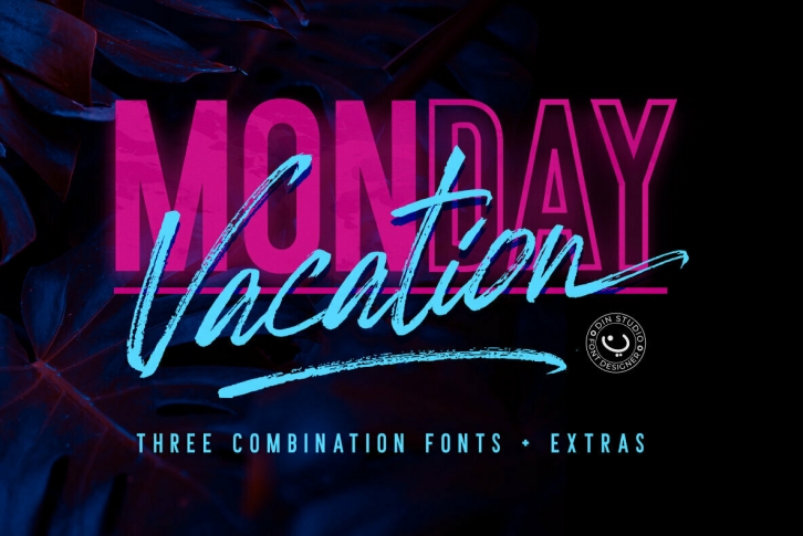 Monday Vacation Font Font Download