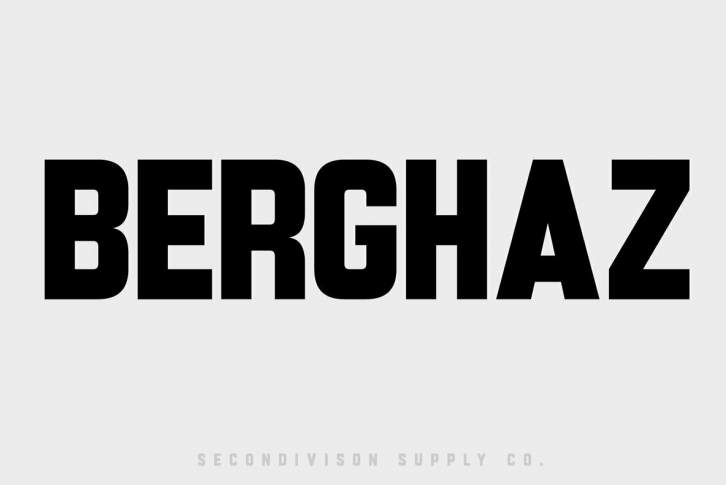 Berghaz Font Font Download