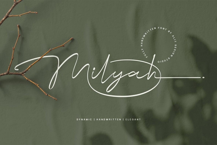 Milyah Font Font Download