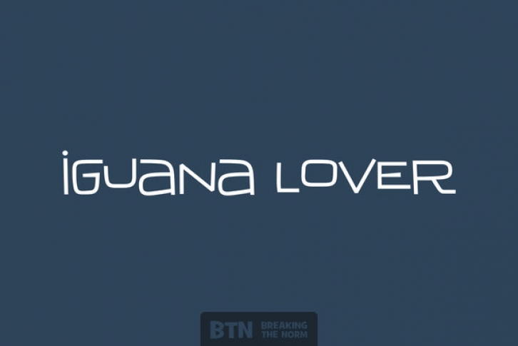 Iguana Lover Font Font Download