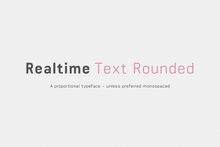 Realtime Text Rounded Font Font Download