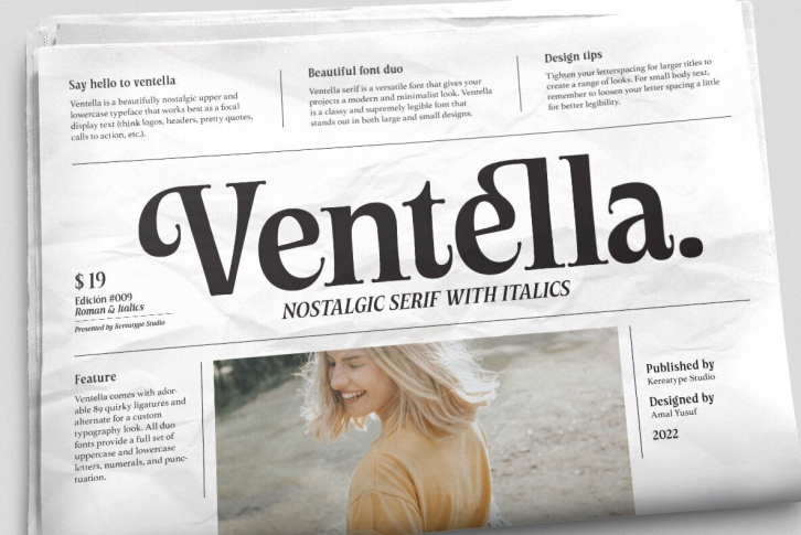 Ventella Font Font Download