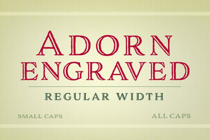 Adorn Engraved Font Font Download