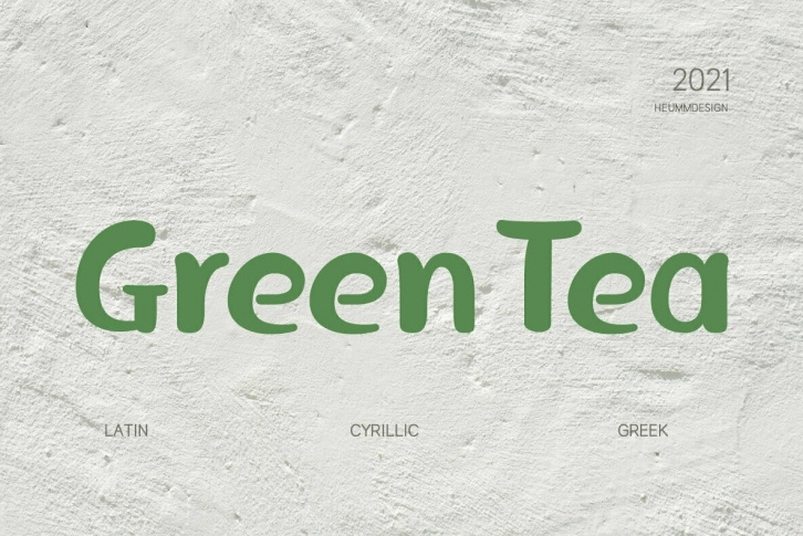 HU Green Tea Font Font Download