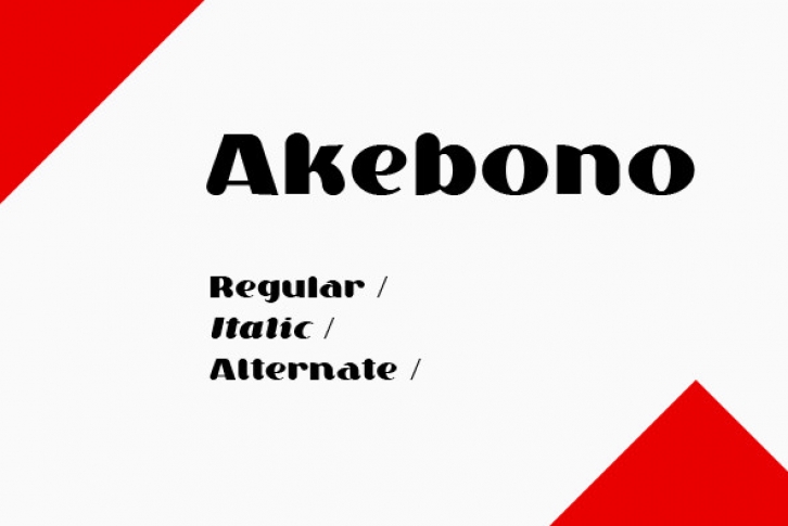 P22 Akebono Font Font Download