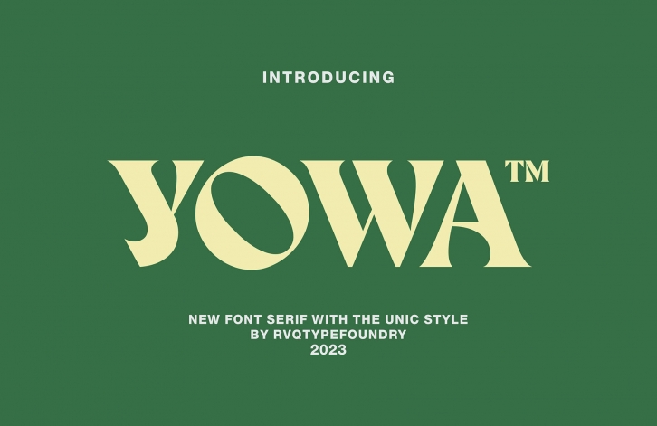 Yowa Font Font Download