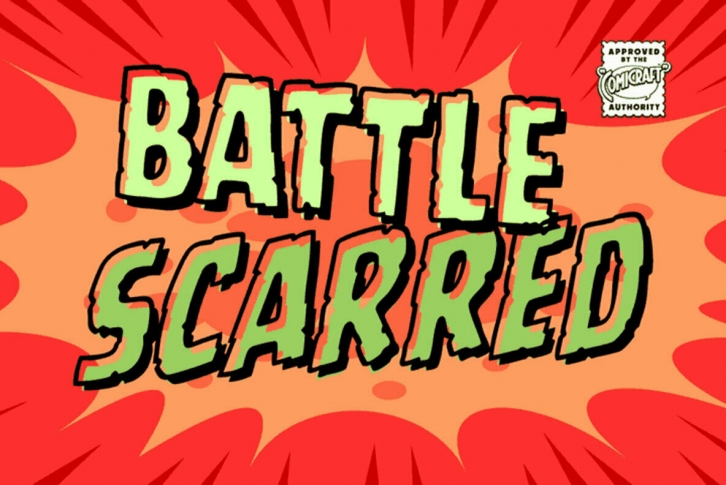 Battle Scarred Font Font Download