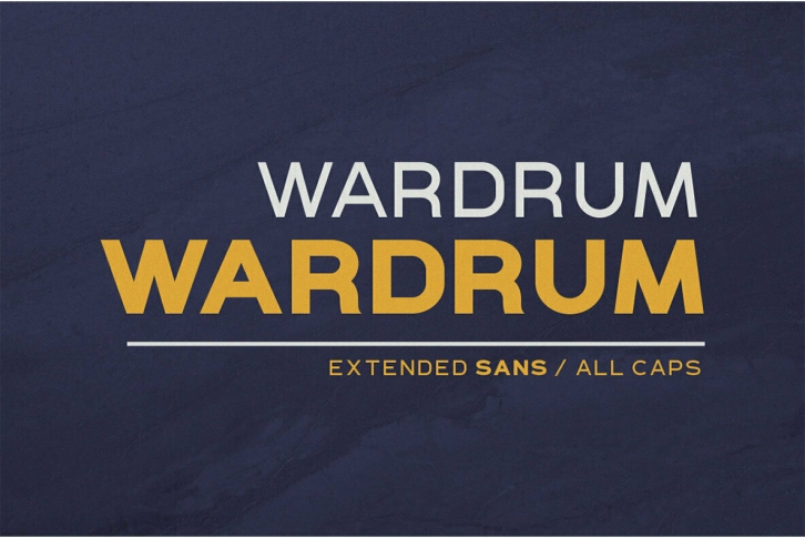 WARDRUM Font Font Download