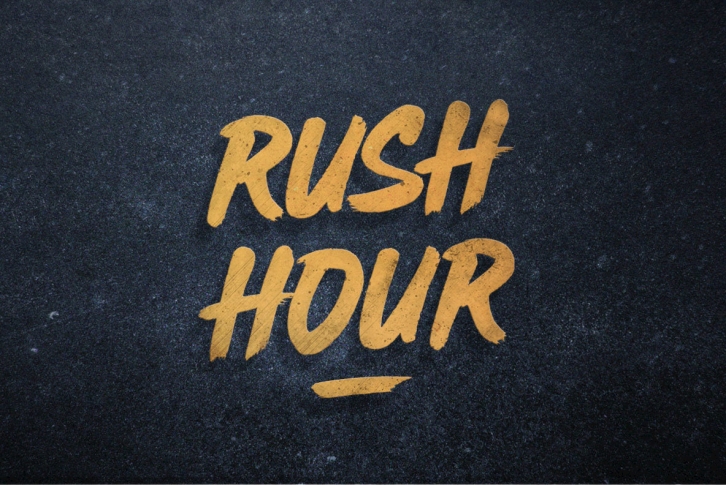 Rush Hour Font Font Download