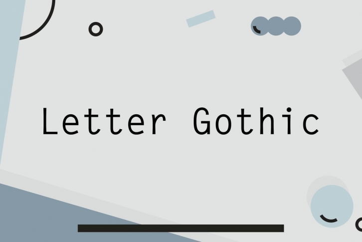 Letter Gothic Font Font Download