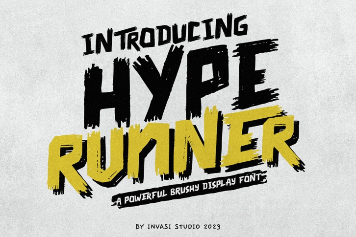 Hype Runner Font Font Download