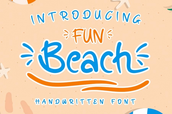 Fun Beach - Playful Handwritten Font Font Download