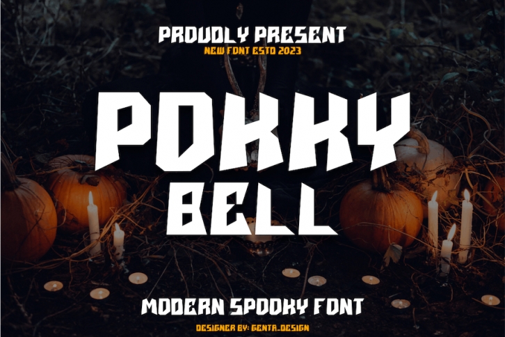 Pokkybell - Modern Font Font Download
