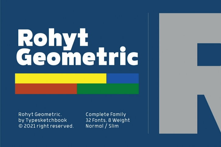 Rohyt Geometric Font Font Download