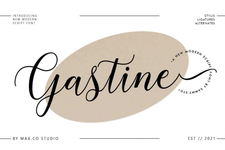 Gastine Script Font Download