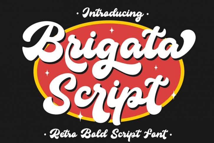 Brigata Script - Retro Font Font Download