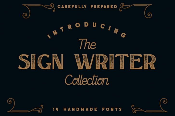 The Sign Writer Collection Font Font Download