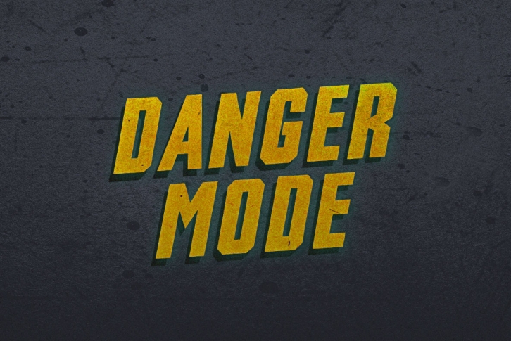 Danger Mode Font Font Download