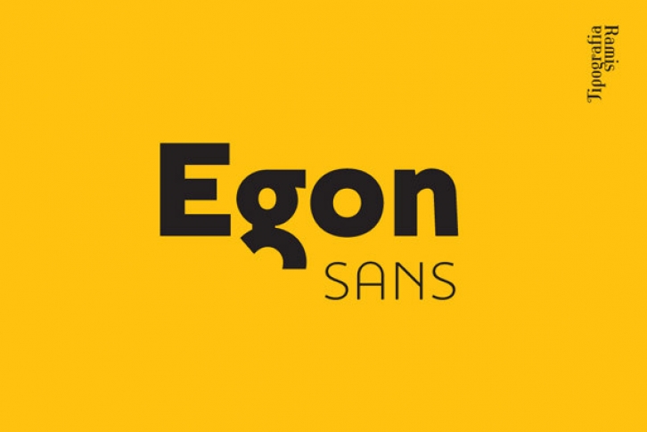 Egon Sans Font Font Download