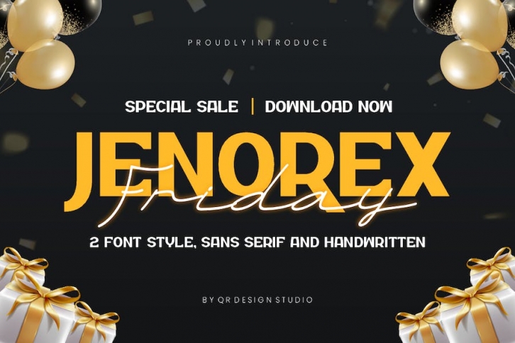 Jenorex Friday - Font Duo Font Download