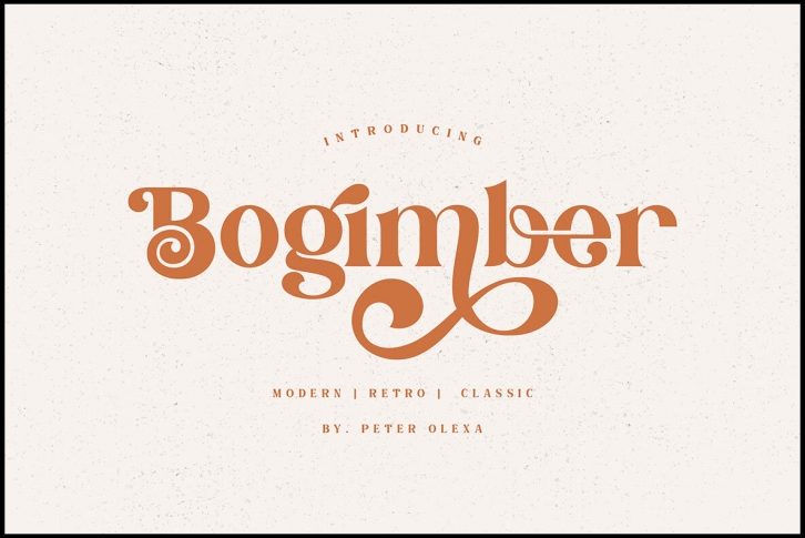 Bogimber Font Font Download