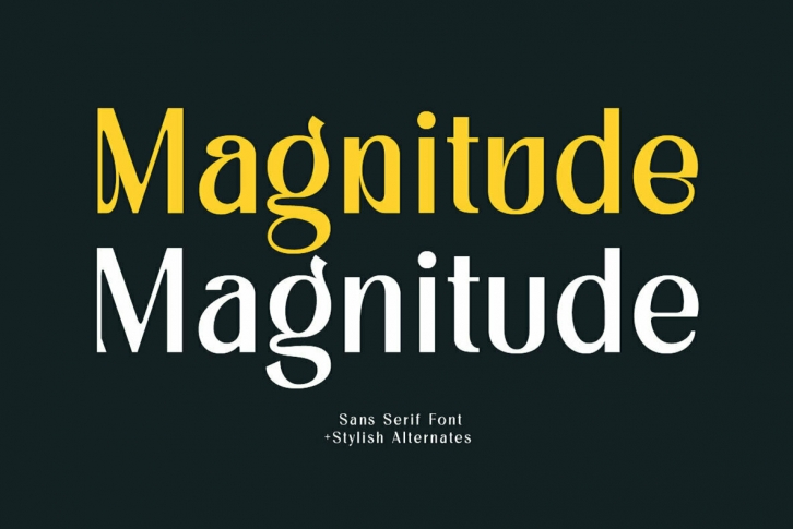 Magnitude Font Font Download