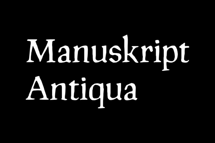 Manuskript Antiqua Font Font Download