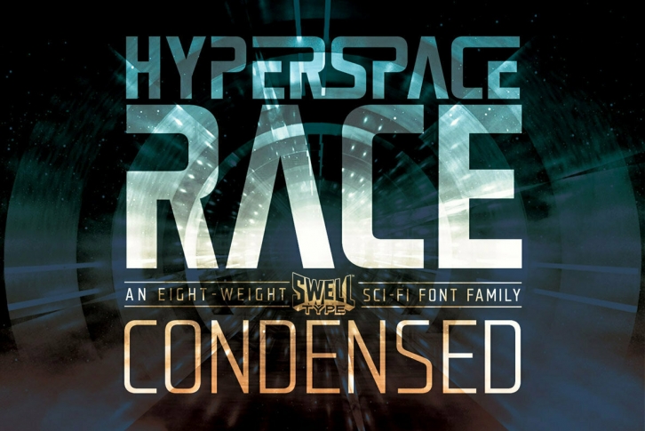 Hyperspace Race Condensed Font Font Download