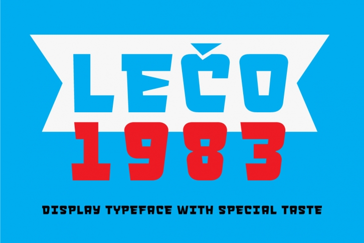 LECO 1983 Font Font Download