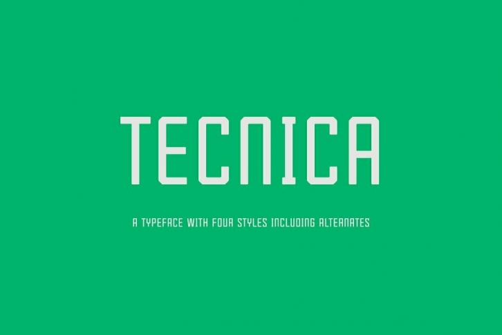 Tecnica Font Font Download