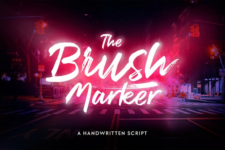 Brush Marker Font Font Download