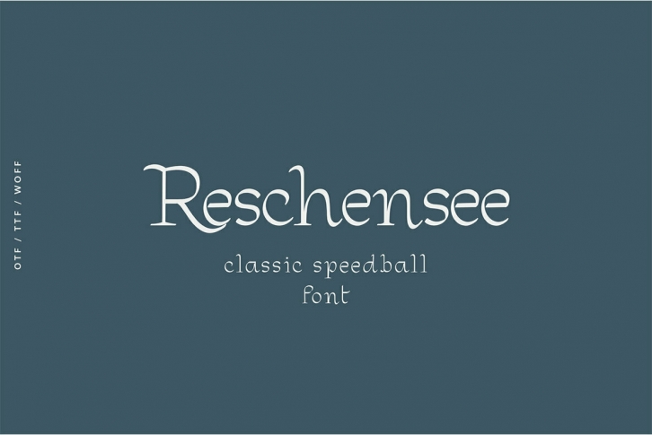 Reschensee Font Font Download