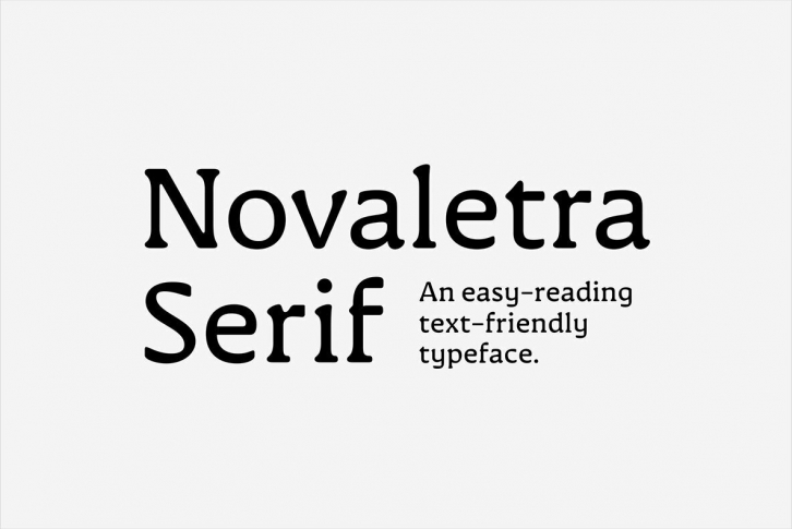 Novaletra Serif CF Font Font Download