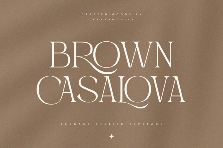 Brown Casalova Font Font Download