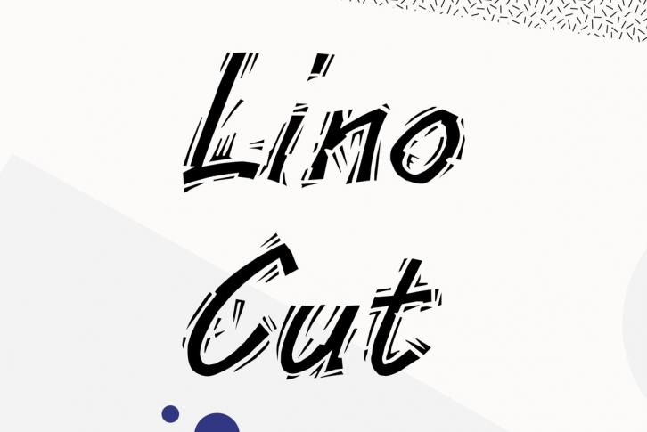 Lino Cut Font Font Download