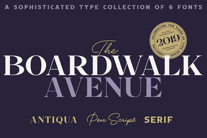 Boardwalk Avenue Font Font Download