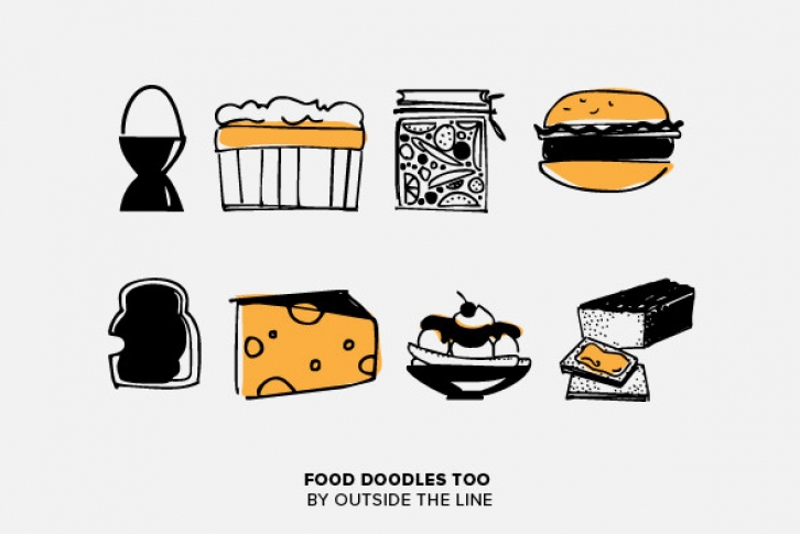 Food Doodles Too Font Font Download