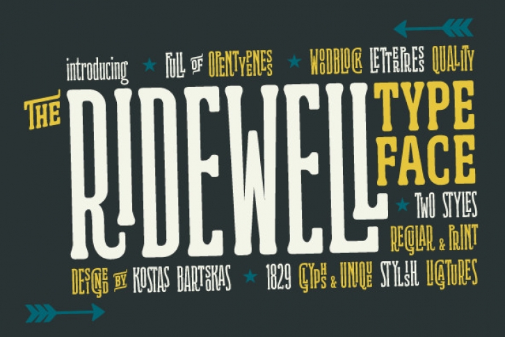 Ridewell Font Font Download