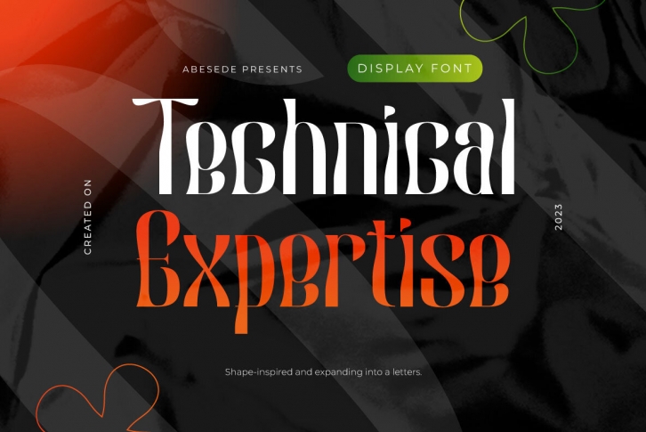 Technical Expertise Font Font Download