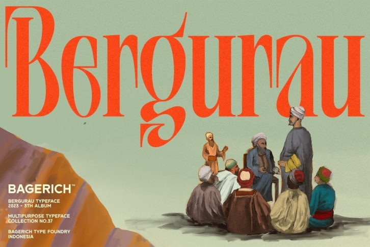 Bergurau Font Font Download