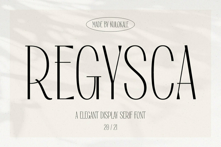 Regysca Font Font Download