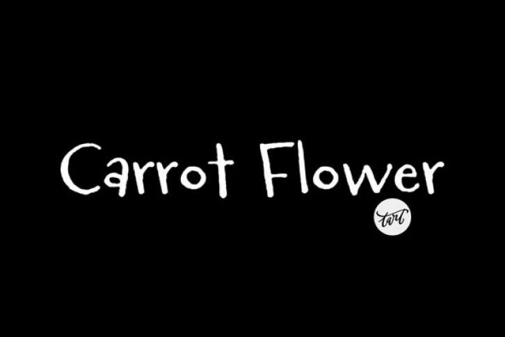 Carrot Flower Font Font Download