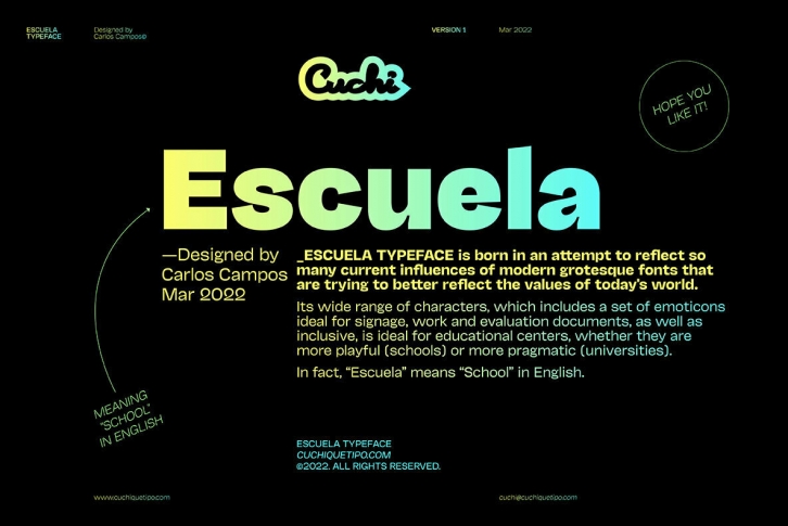 Escuela Font Font Download