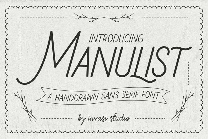 Manulist Font Font Download