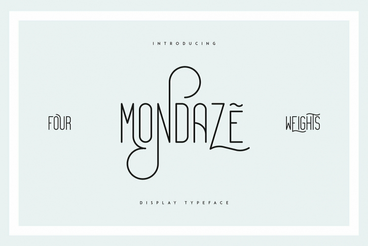 Mondaze Font Font Download