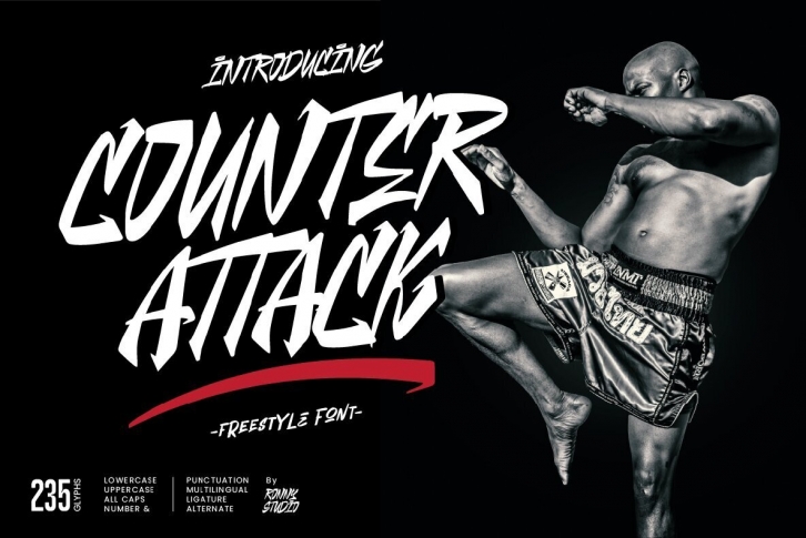 Counter Attack Font Font Download