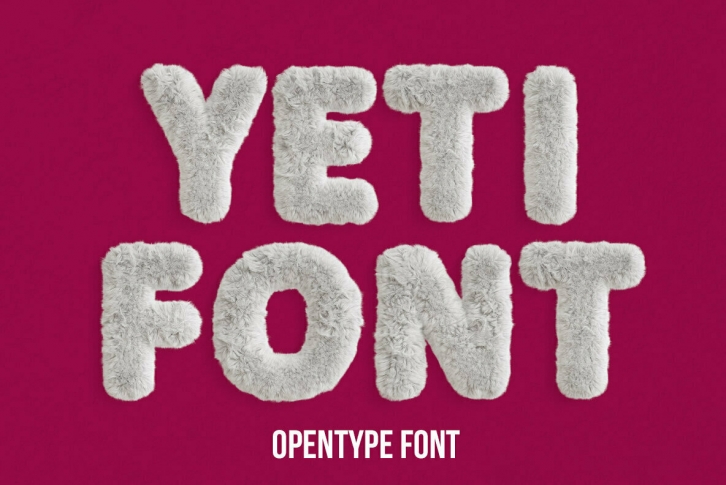 Yeti SVG Font Font Download